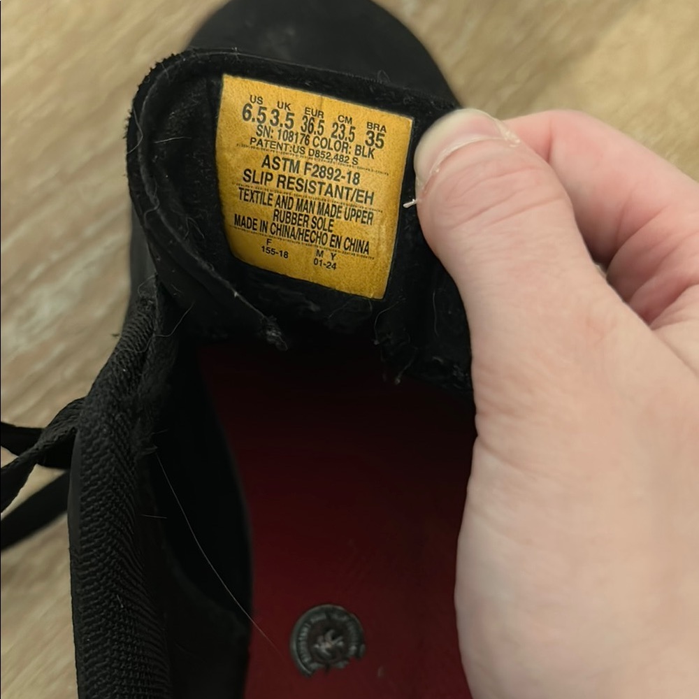 Skechers Non-Slip Black Sneakers (Used) - Picture 2 of 2